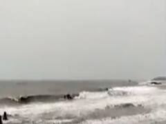 આજે દીવમાં વરસાદે લીધો વિરામ, દરિયામાં જોવા મળ્યો કરંટ, જુઓ વીડિયો