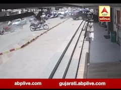 ભરૂચના ઝાડેશ્વરમાં બેકાબૂ કાર દુકાનમાં ઘૂસી, જુઓ વીડિયો