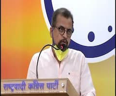 Sharad Ponkshe at NCP PC | शरद पोंक्षे यांचा राष्ट्रवादीशी संबंध नाही : प्रदेशाध्यक्ष जयंत पाटील