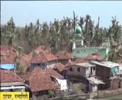 Cyclone Damage | दापोलीतील उटंबर गावाची दयनीय अवस्था, घरांवरील पत्रे, कौलं वादळाने उडून गेली