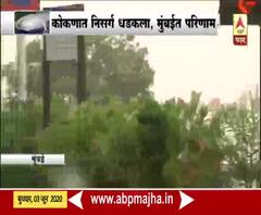 Cyclone Nisarga | निसर्ग चक्रीवादळाच्या तडाख्यानं विधानभवन परिसरात झाडं उन्मळून रस्त्यावर