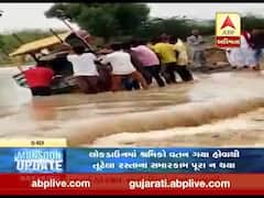 કચ્છઃ ભચાઉના લખપતમાં પાણીના ધસમસતા પ્રવાહમાં ચાલકે નાંખ્યો છકડો ને પછી....., જુઓ વીડિયો 