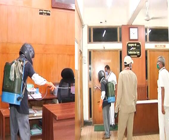 Coronavirus | नाशिक मनपा आयुक्तांच्या स्वीय सहाय्यकाला कोरोना; पालिकेच्या इमारतीचं निर्जंतुकीकरण