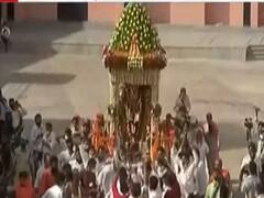 Jagannath Temple Rath Yatra being carried out in Puri