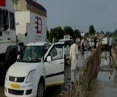 Heavy Rainfall | हिंगोलीत मुसळधार पाऊस; कंत्राटदाराने ओढ्याचं पाणी अडवल्याने पाणी शेतशिवारात