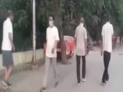 Social Distancing being followed by people as parks reopen