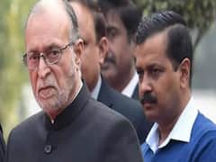 Delhi's BJP President Aadesh Gupta reaches to meet Anil Baijal