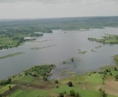 Monsoon | परभणीतील येलदरी बॅक वॉटर परिसराचं विहंगम दृश्य