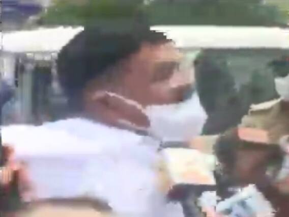 મહેસાણા કોગ્રેસના નેતાઓ પક્ષાંતર ધારાની ફરિયાદને લઇને પહોંચ્યા ગાંધીનગર, જુઓ વીડિયો