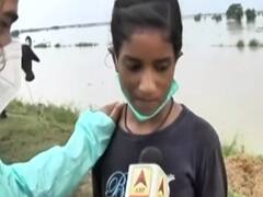 Bihar: Children affected due to flood in Muzzafarpur