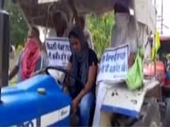 Meet the girl who is leading the farmers' tractor march in Punjab 