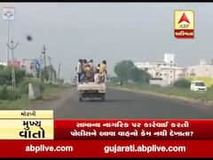 મોરબીમાં માલ વાહક વાહનમાં 10થી વધુ લોકોને બેસાડી લઈ જવાતા હોવાનો વીડિયો વાયરલ