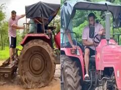 Panvel के FarmHouse में किसानों का काम करते दिखे Salman Khan, धान बोने की तस्वीर Viral