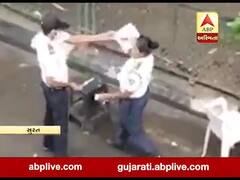 સુરતઃ મહિલા TRBની જાહેરમાં જન્મદિવસની ઉજવણી, જુઓ વીડિયો