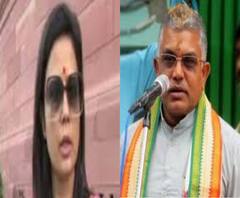 'যোগীর 'এনকাউন্টার-রাজ'-এ নিহত ন্যায়বিচার' কটাক্ষ মহুয়ার, 'কেবল বিরোধীদের ওপর গুলি চালাতে পারেন' নাম না করে উত্তর দিলীপের