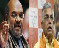 রাজারহাটে আক্রান্ত দিলীপ ঘোষ, ফোন করে খোঁজ নিলেন অমিত শাহ