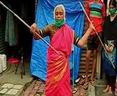 Special Report | कशासाठी? नातवंडांसाठी! कसरत करणाऱ्या 'व्हायरल' आजी शांताबाई पवार यांची संघर्षकथा