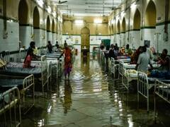 Hyderabad: Water logging in hospital after 12-hour rain
