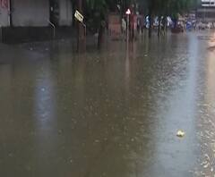 Mumbai Rain | मुंबईत रात्रभर मुसळधार; हिंदमाता परिसरात पाणी साचलं