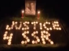 Ankita Lokhande lights candle for Sushant Singh Rajput