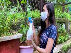 Tejasswi Prakash reveals why she planted more and more saplings in her house's garden