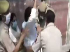 BJP के खिलाफ कांग्रेस का प्रदर्शन, Delhi कांग्रेस अध्य़क्ष हिरासत में