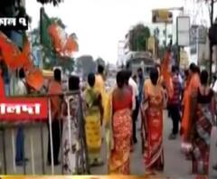 কোচবিহারে সকাল থেকে উত্তেজনা, বিজেপি কর্মীদের বিরুদ্ধে সরকারি বাস ভাঙচুরের অভিযোগ