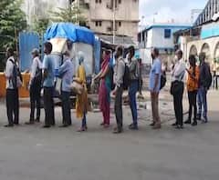 Mira Bhayandar Lockdown | मिरा भाईंदरमध्ये सोशल डिस्टन्सिंगचा फज्जा; बससाठी भली मोठी रांग