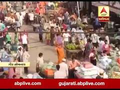 ગીર સોમનાથઃ વેરાવળ શાકભાજી માર્કેટમાં લોકોની જોવા મળી ભારે ભીડ, જુઓ વીડિયો 