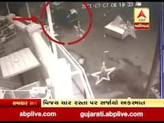 અમદાવાદના વિજય ચાર રસ્તા પર રીક્ષા-ગાડી વચ્ચે અકસ્માત, ગાડીમાંથી દારૂ અને બિયરનો જથ્થો મળ્યો