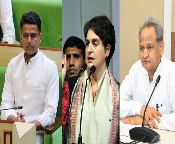 Rajasthan Politics सचिन पायलट यांना महासचिवपद मिळणार?प्रियांका गांधींची गहलोत-पायलटांशी चर्चा- सूत्र