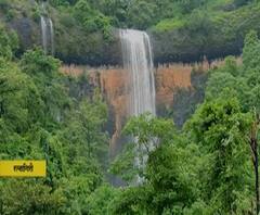 Sawatsada Waterfall | रत्नागिरीतील सवतसडा धबधबा प्रवाहित, धुक्याची चादर अन् कोकणाचं निसर्गसौंदर्य!