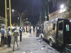 कर्नाटक में मरीज की मौत के बाद हंगामा, घरवालों ने एंबुलेंस में लगाई आग