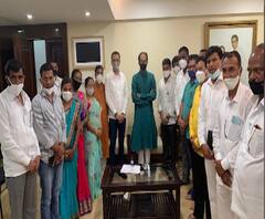 Shiv Sena-NCP | पारनेरचे पाचही नगरसेवक मातोश्रीवर दाखल; पुन्हा शिवसेनेत प्रवेश करणार 