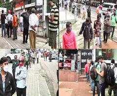 Pune Wine Shops Crowded | पुण्यात लॉकडाऊन जाहीर होताच लागल्या वाईन शॉप्सबाहेर लांबच लांब रांगा