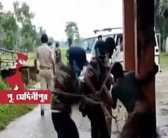 যুবকের রহস্যমৃত্যুতে রণক্ষেত্র কোলাঘাট, মৃতের স্ত্রী-শ্বশুরবাড়ির লোকেদের ঘিরে বিক্ষোভ, পুলিশকে লক্ষ্য করে ইটবৃষ্টি, পাল্টা লাঠিচার্জ