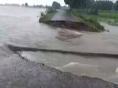 Bihar: Road and culvert washed away in flood
