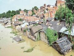 Darbhanga: Thanks to flood, woman forced to feed family just rice for three days
