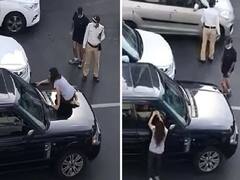 મુંબઈમાં પ્રેમિકા સાથે લક્ઝુરીયસ કારમાં ફરવા નિકળેલા યુવકને મળી ગઈ પત્નિ, પત્નિએ કાર પર ચડીને શું કર્યું ? 
