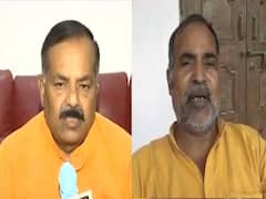 Lallan Vajpayee and Santosh Shukla's brother celebrate the encounter killing of Vikas dubey