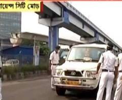 সাপ্তাহিক লকডাউন: সায়েন্স সিটি মোড়ে অচেনা ছবি, জরুরি পরিষেবার গাড়িতেও চলছে চেকিং 