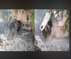 Delhi Rain | दिल्लीत असा जलप्रलय कधीही पाहिला नसेल; मुसळधरा पावसामुळे घरं पत्त्यासारखी कोसळली