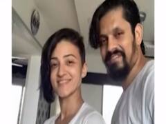 Suhasi Dhami and her husband share the same haircut!