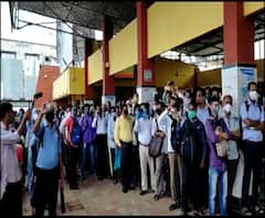 Nalasopara | एसटी स्टँड बंद; संतप्त प्रवाशांचा नालासोपारा रेल्वे स्थानकात रेल रोको