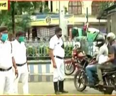 সায়েন্স সিটি থেকে ধর্মতলা, লকডাউন সফল করতে পুলিশের কড়াকড়ি