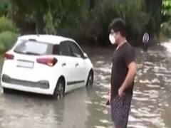 Weather Update: Heavy rainfall in Delhi-NCR creates water-logging