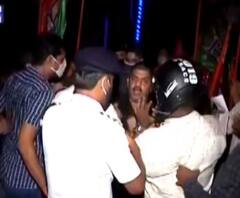 চোপড়া কাণ্ডের প্রতিবাদে বিজেপির ভবানীভবন অভিযান, পুলিশ-সমর্থক ধস্তাধস্তি 