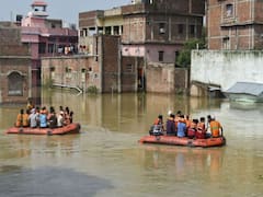 Part of Sitamarhi's NH 104 submerged in flood water