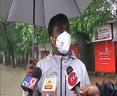 Mumbai Rain Update | हिंदमाता परिसरात पाणीच पाणी; अतिरिक्त आयुक्तांकडून परिसरात पाहणी