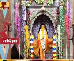 রাখী উপলক্ষে নবদ্বীপের ধামেশ্বর মহাপ্রভুর মন্দিরে শুরু ঝুলন যাত্রা